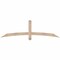 Ekena Millwork Bellingham Smooth Timber Gable Bracket, Douglas Fir, 72"W x 21"H x 1 1/2"D x 3 1/2"F, 7/12 Pitch GBW072X21X0204BEL00SDF - alternate 1